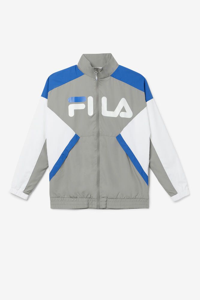 Fila Jakke Herre Grå/Hvide/Blå Oliviero Wind KIQ-804372